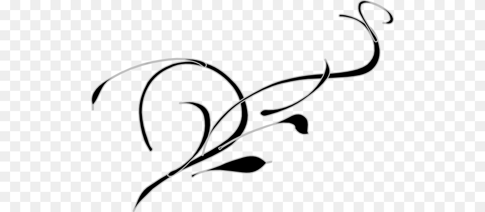 Swirly Spiral Writing Tattoos Black Swirls Clipart Inspiring, Art, Floral Design, Graphics, Handwriting Free Transparent Png