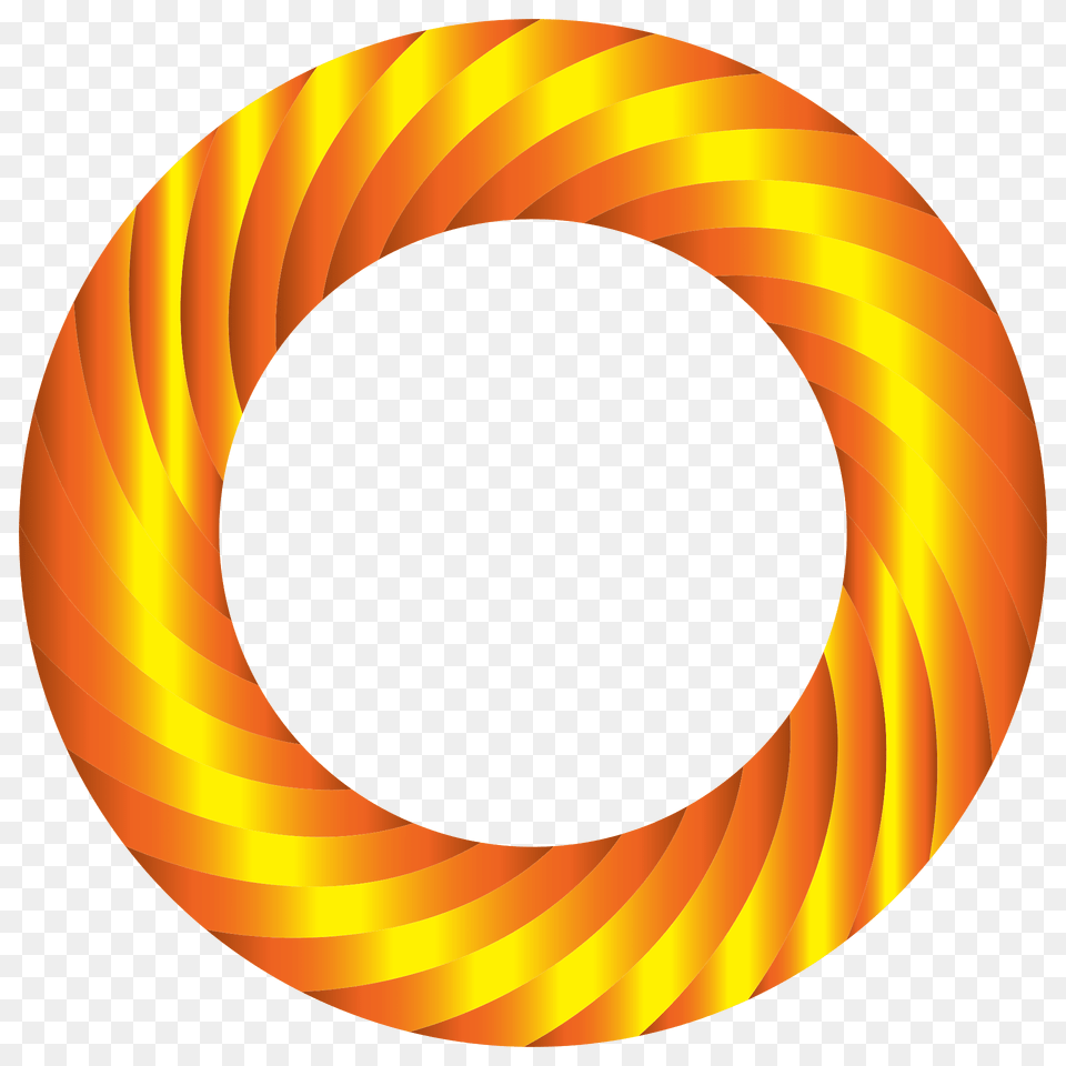 Swirly Torus 4 Clipart, Hoop, Accessories Png Image