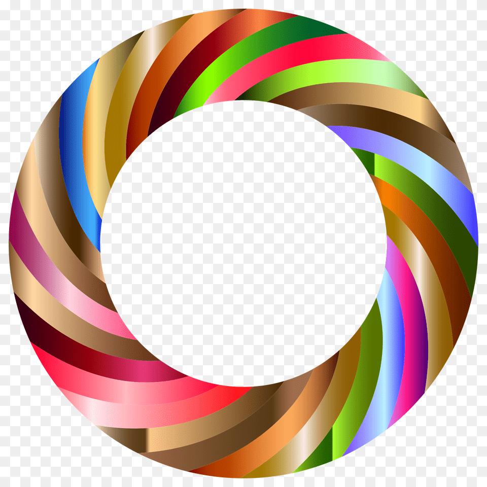 Swirly Torus 5 Clipart, Hoop, Accessories, Disk Png Image