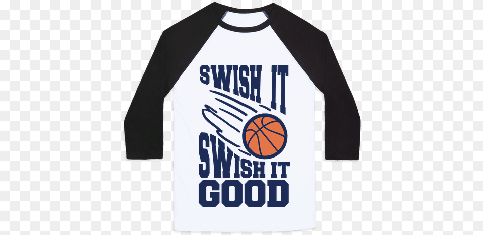 Swish It Swish It Good Baseball Tee Queer For Beer, Clothing, Long Sleeve, Sleeve, T-shirt Free Png