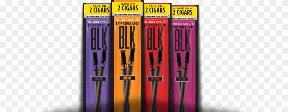 Swisher Sweets Blk 2 Tip Cigarillos Swisher Sweets Blk Flavors, Cutlery, Fork, Sword, Weapon Png