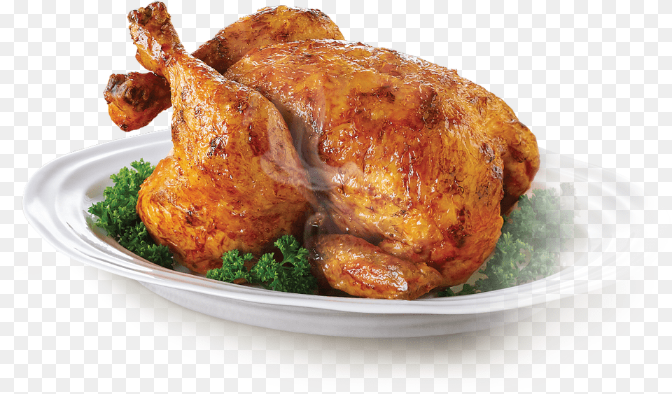 Swiss Chalet Chicken, Food, Meal, Roast, Bread Png Image