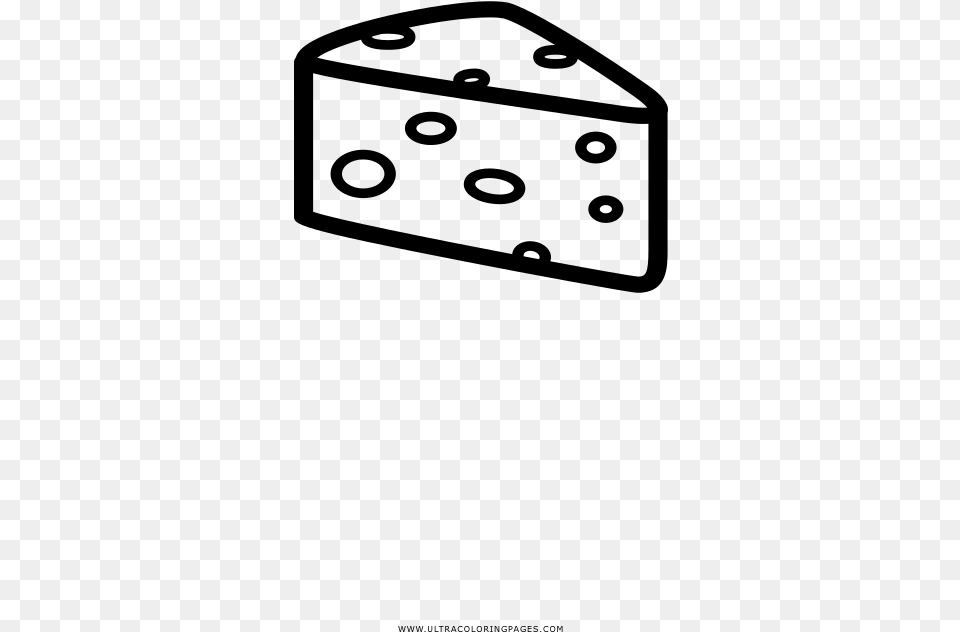 Swiss Cheese Coloring Page, Gray Png