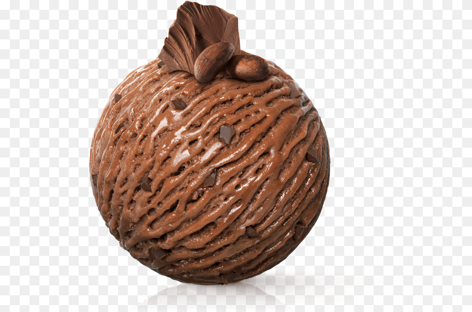 Swiss Dark Chocolate Boule De Glace Mandarine, Cream, Dessert, Food, Ice Cream Free Png Download