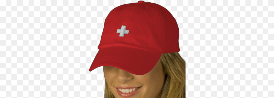Swiss Flag Of The Swiss Confederation Known As Switzerland Hanny Banny Checkolet Hat, Baseball Cap, Cap, Clothing Free Png Download