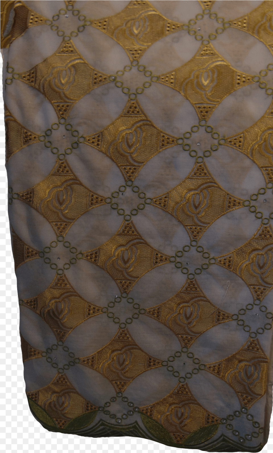 Swiss Lace Gold And Silver Patchwork, Cushion, Home Decor, Pattern, Accessories Free Png Download