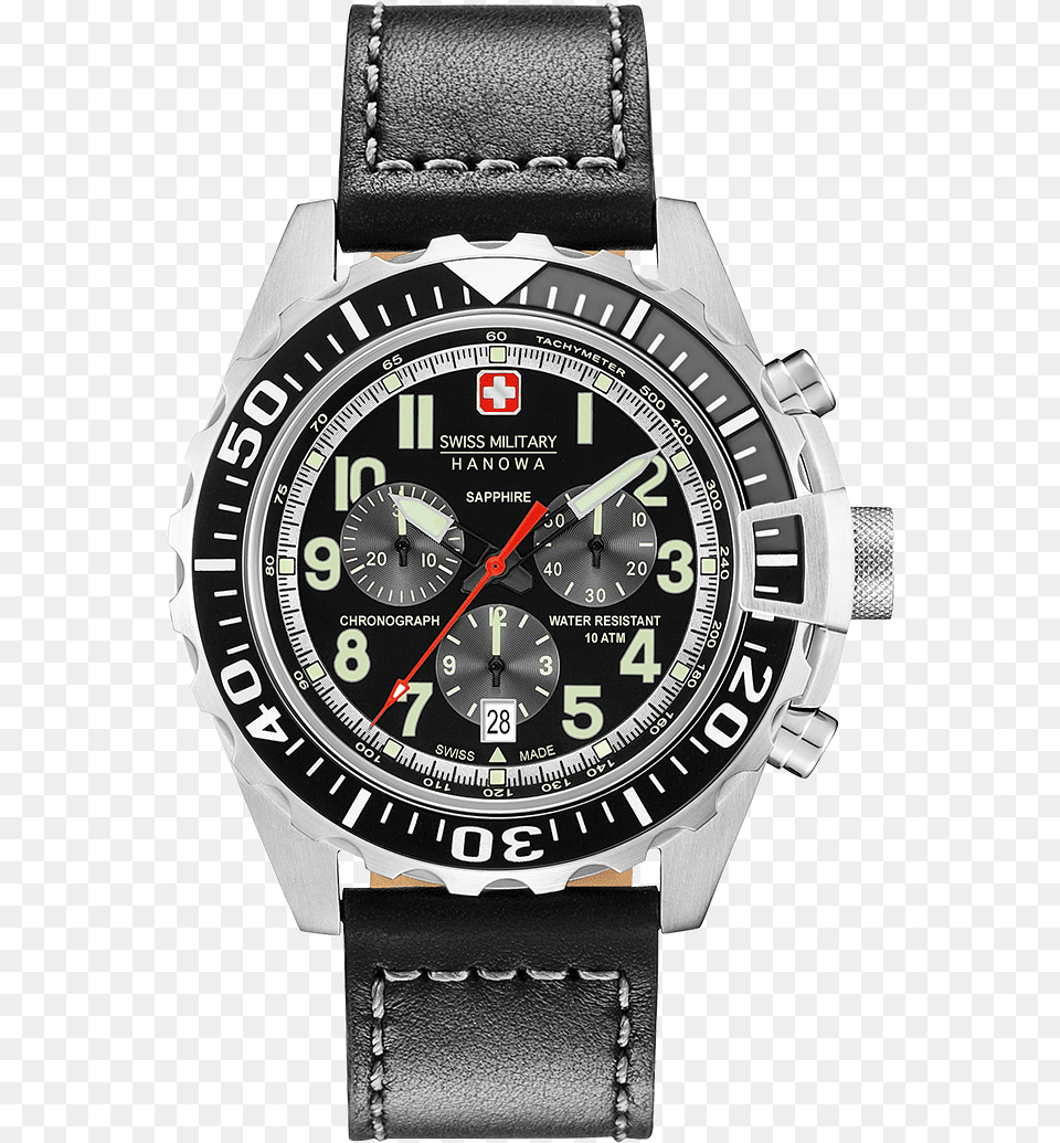 Swiss Military Chronograph Touchdown, Arm, Body Part, Person, Wristwatch Png