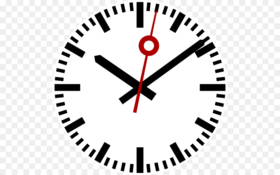 Swiss Railway Clock Background Clock, Analog Clock, Wall Clock Png