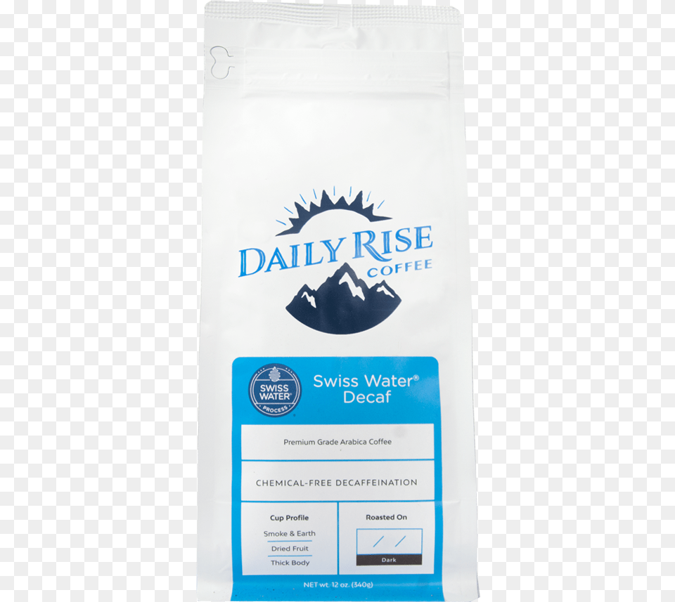 Swiss Water Decaf Vacuum Bag, Powder, Advertisement, Poster Png