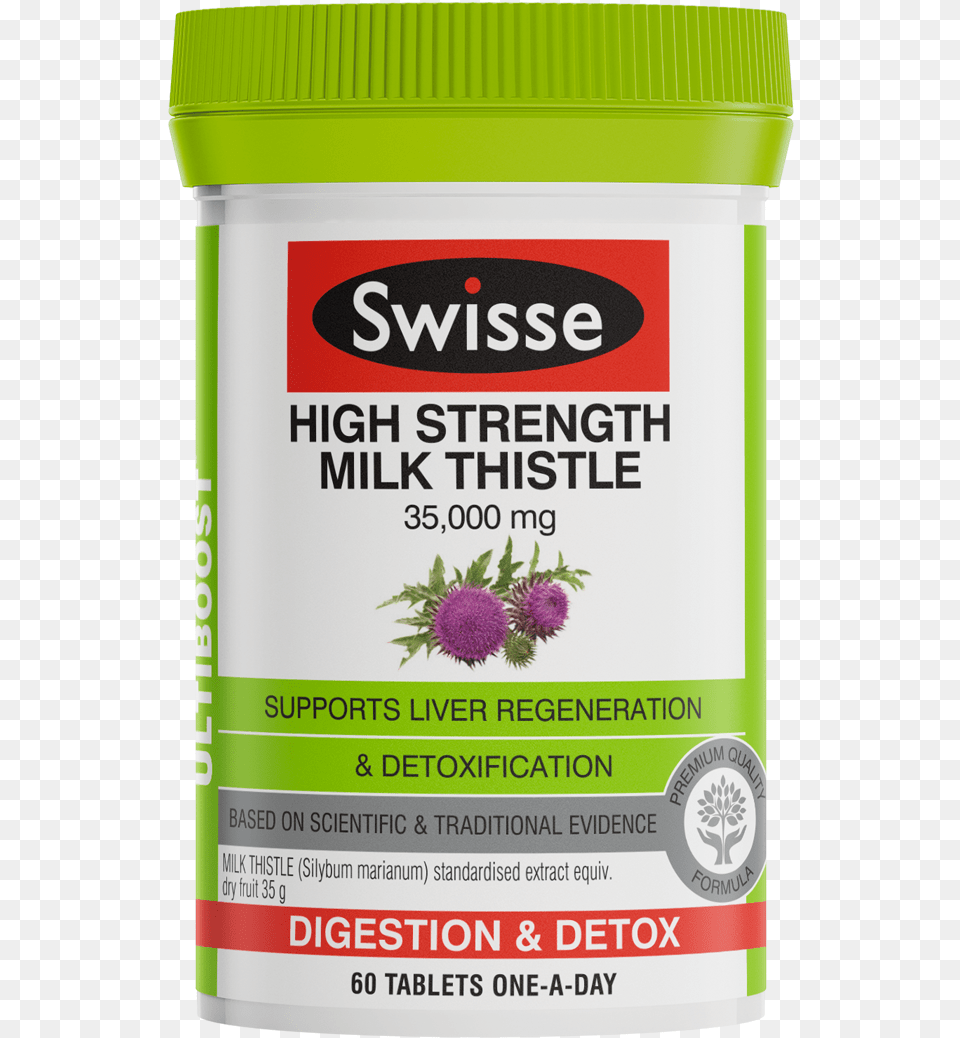 Swisse Liver Detox 60 Tablets, Herbal, Herbs, Plant, Flower Png