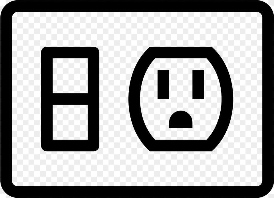 Switch Icon Sign, Gray Free Png