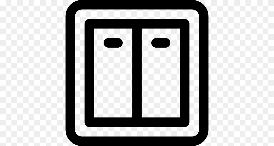 Switch Off Icon, Gray Free Png