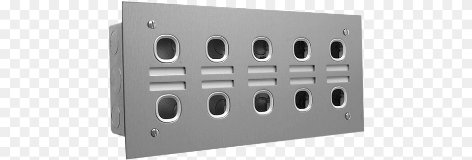 Switch Plate 10 Gang Stainless Steel Gadget, Appliance, Device, Electrical Device, Washer Png