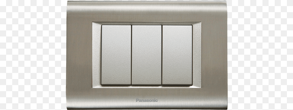 Switch Socket Thea Sistema Inox Frames Panasonic Switch And Sockets, Electrical Device, Appliance, Device, Microwave Png Image