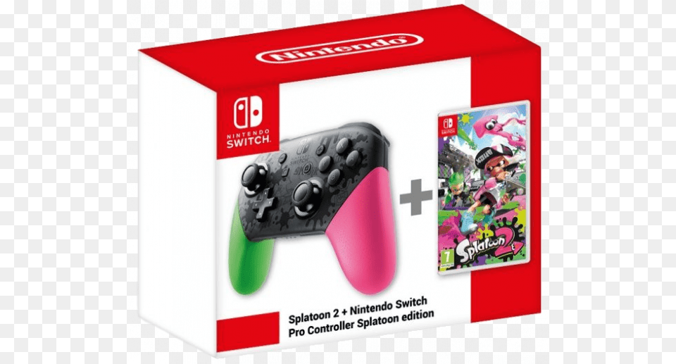 Switch Splatoon 2 Pro Controller Splatoon Ed Pro Controller Splatoon, Electronics Png Image