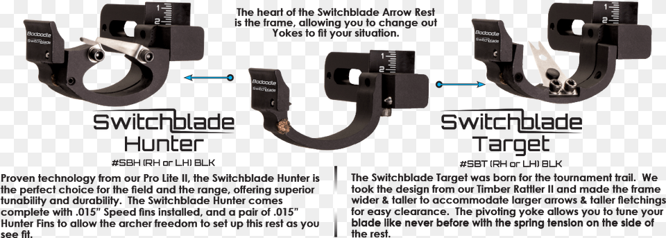 Switchblade Bodoodle Switchblade Hunter Arrow Rest, Clamp, Device, Tool, Electronics Free Transparent Png