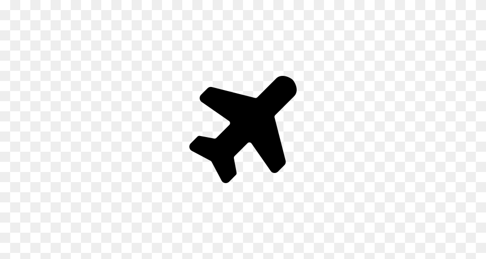 Switches Plane B Fill Plane Icon With And Vector Format, Gray Free Transparent Png