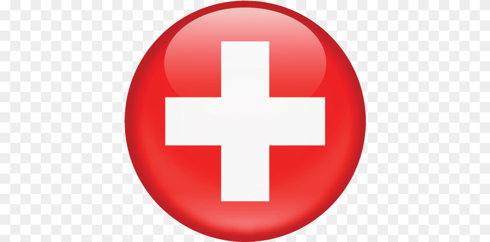 Switzerland Circle Switzerland Flag, First Aid, Symbol, Logo, Red Cross Free Png Download
