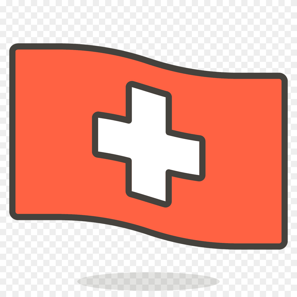 Switzerland Flag Emoji Clipart, First Aid Free Png