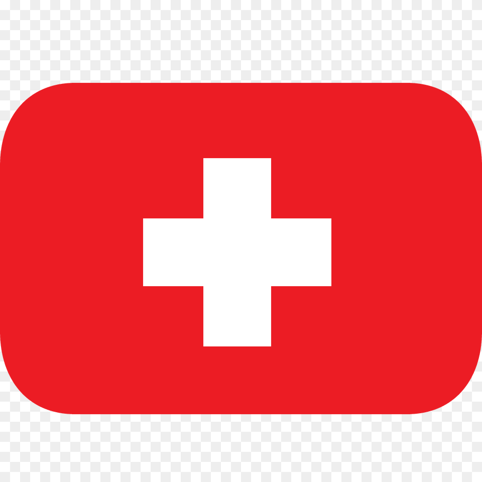 Switzerland Flag Emoji Clipart, First Aid, Logo, Red Cross, Symbol Free Png
