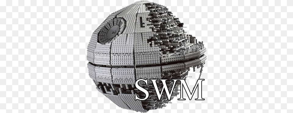 Swmlogomini Estrella De La Muerte Lego, Sphere, Aircraft, Transportation, Vehicle Free Png