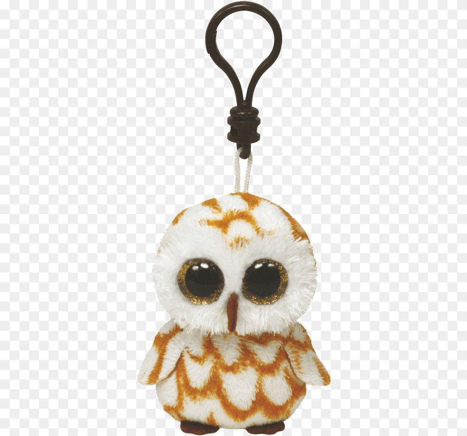 Swoops The Barn Owl Beanie Boo Owl Keychain, Accessories, Electronics, Hardware, Toy Free Transparent Png