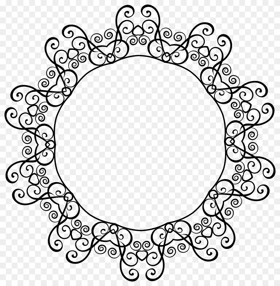 Swooshy Flourish Line Art 2 Clipart, Pattern, Crib, Furniture, Infant Bed Png Image