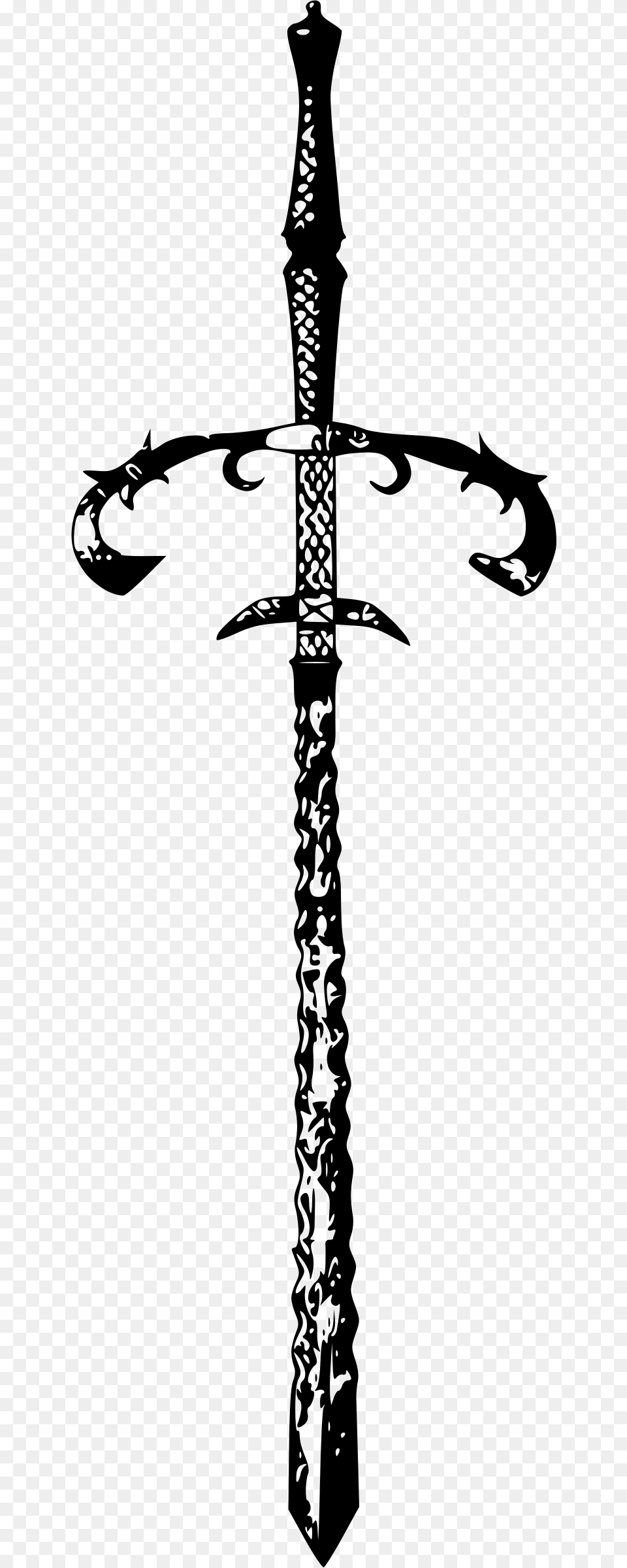 Sword, Gray Free Png