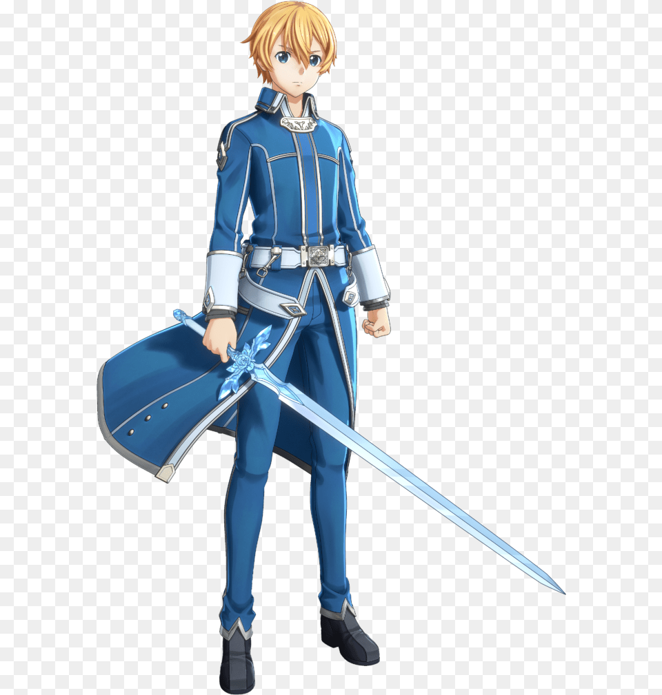 Sword Art Online Alicization Lycoris Eugeo, Book, Comics, Publication, Weapon Free Png Download