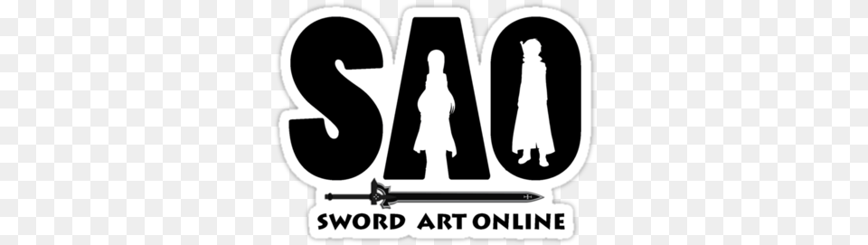 Sword Art Online Alo Online Art Sao Ggo Anime Characters Stiker Sword Art Online, Stencil, Symbol, Logo, Smoke Pipe Free Transparent Png