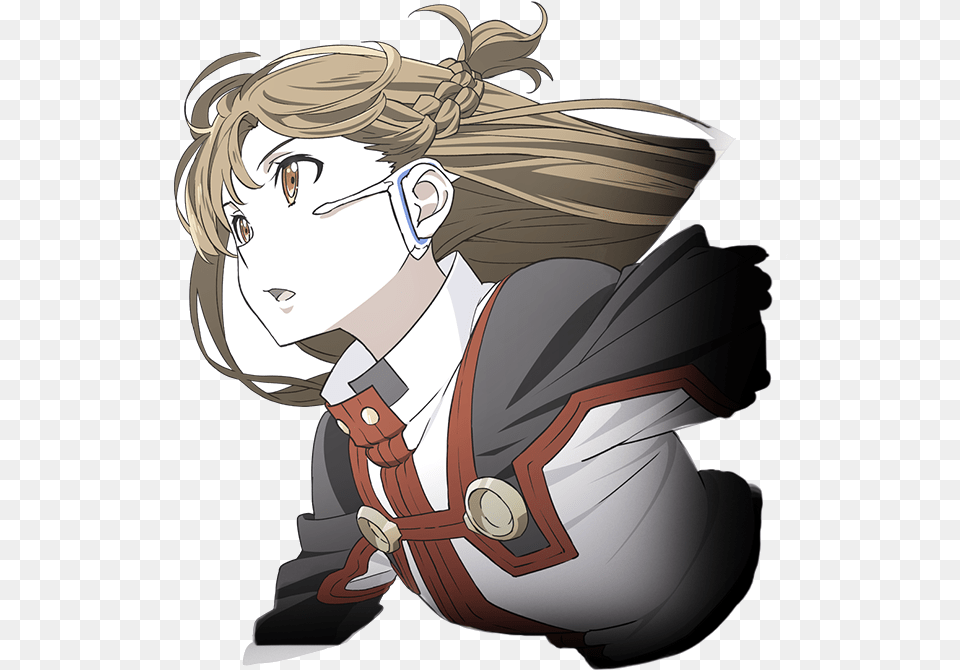 Sword Art Online Axe Clipart Sao For And Use In Sword Art Online Ordinal Scale Headset, Book, Comics, Publication, Face Free Transparent Png