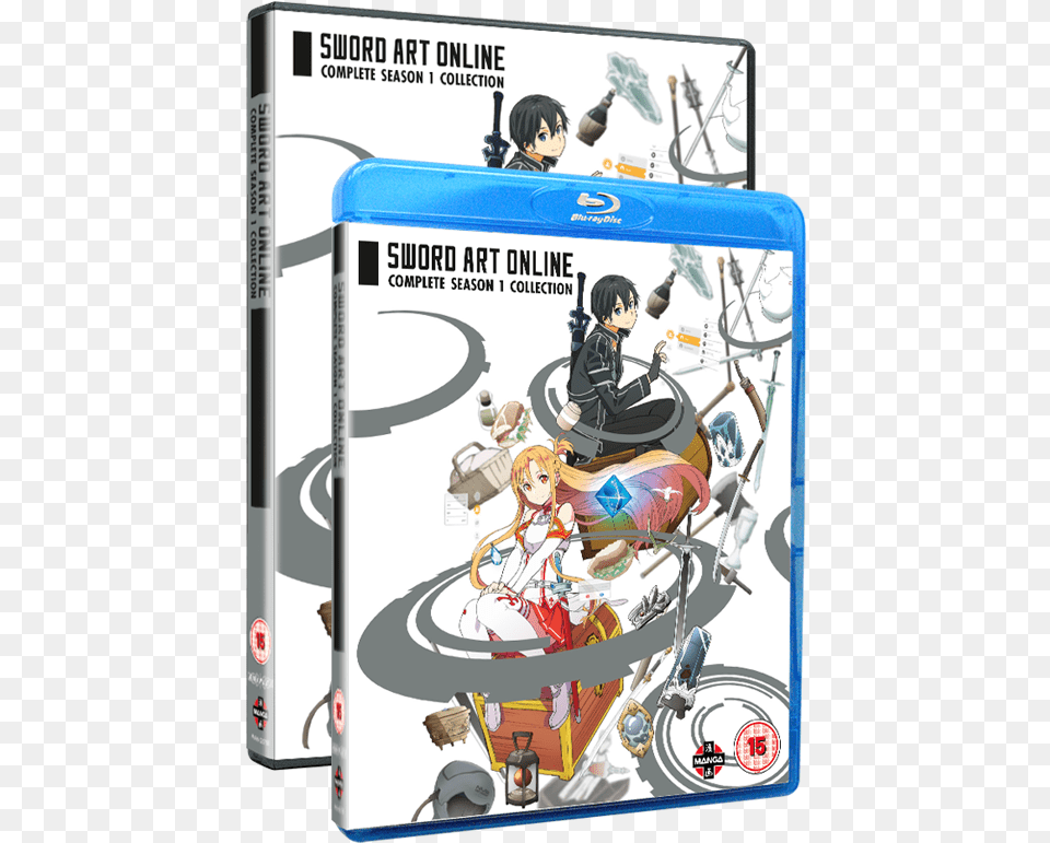 Sword Art Online Complete Season 1 Collection Sword Art Online Complete Season, Publication, Book, Comics, Boy Free Png