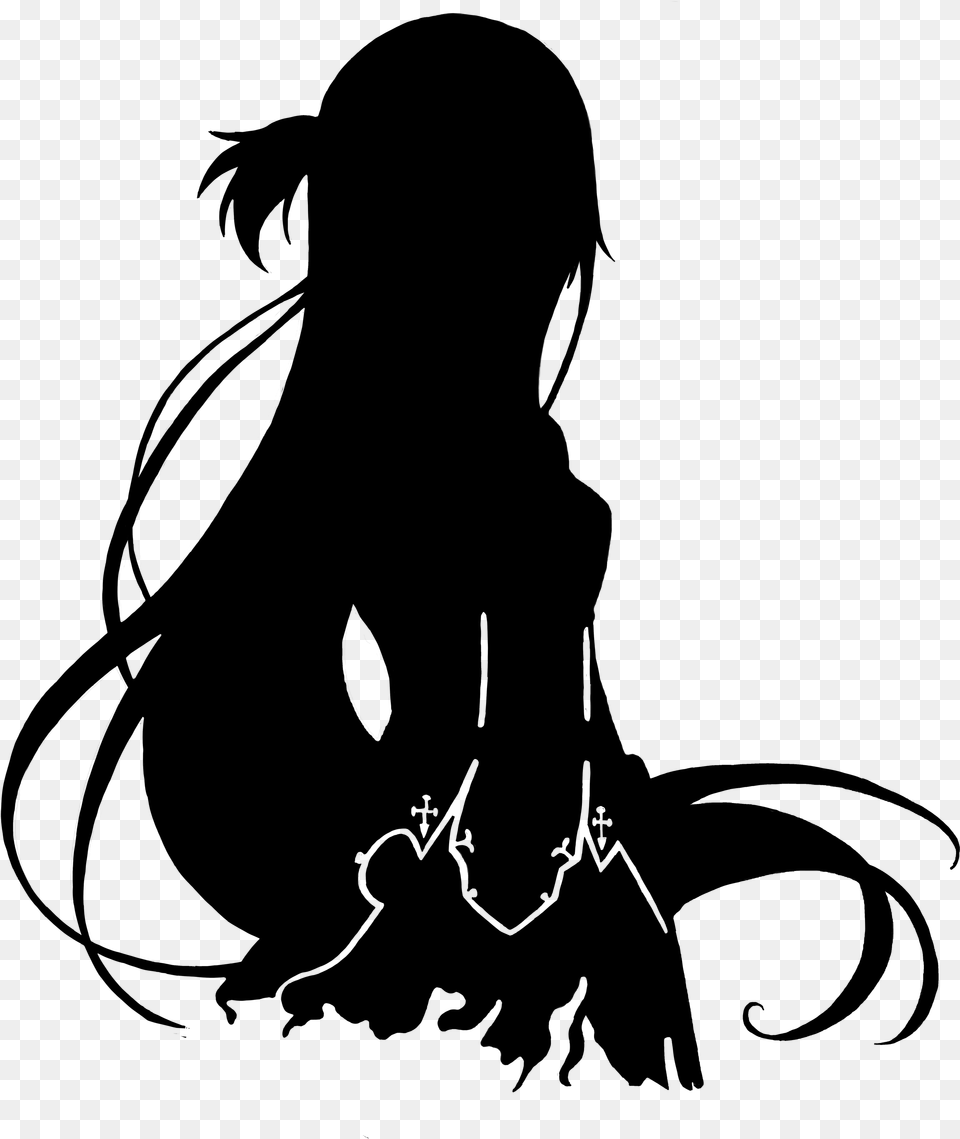 Sword Art Online Decal, Silhouette Png