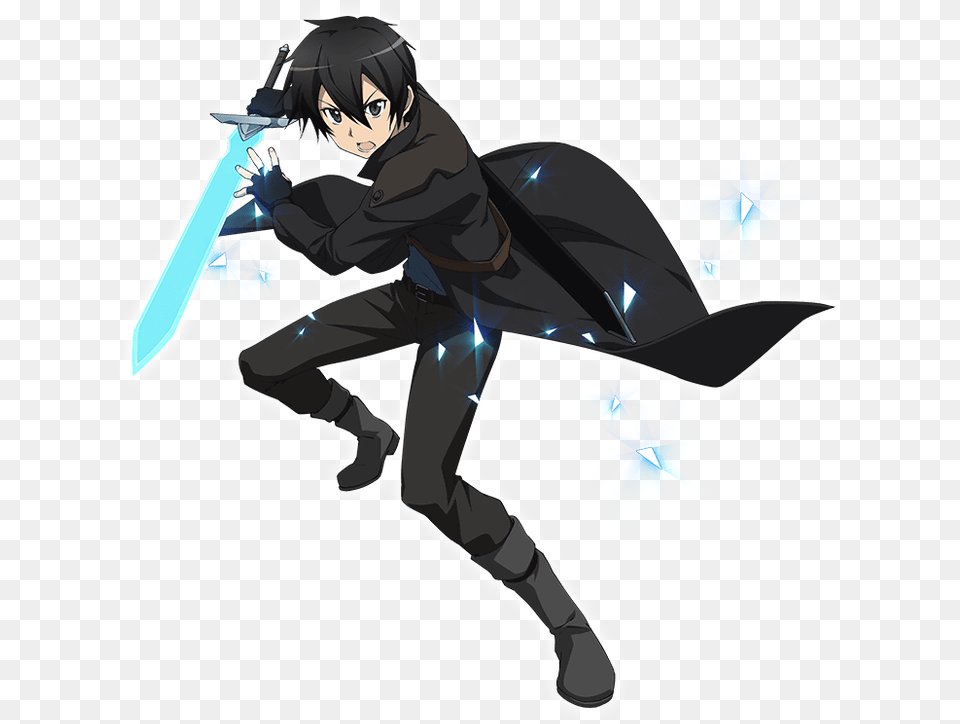 Sword Art Online Kirito Vs Dragon Sword Art Online Kirito, Book, Publication, Comics, Adult Free Png Download