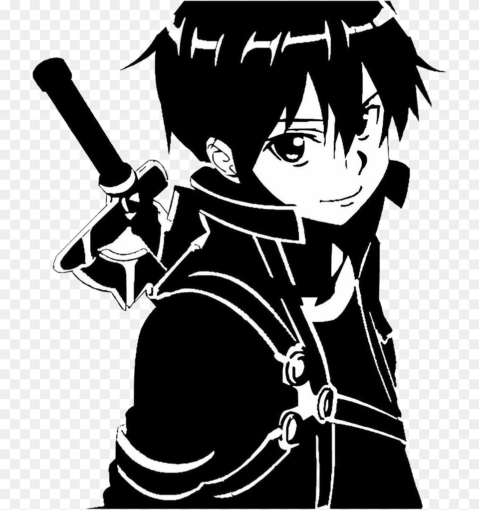 Sword Art Online Sao Kirito Anime Dec Transparent Sao Kirito, Book, Comics, Publication, Adult Png