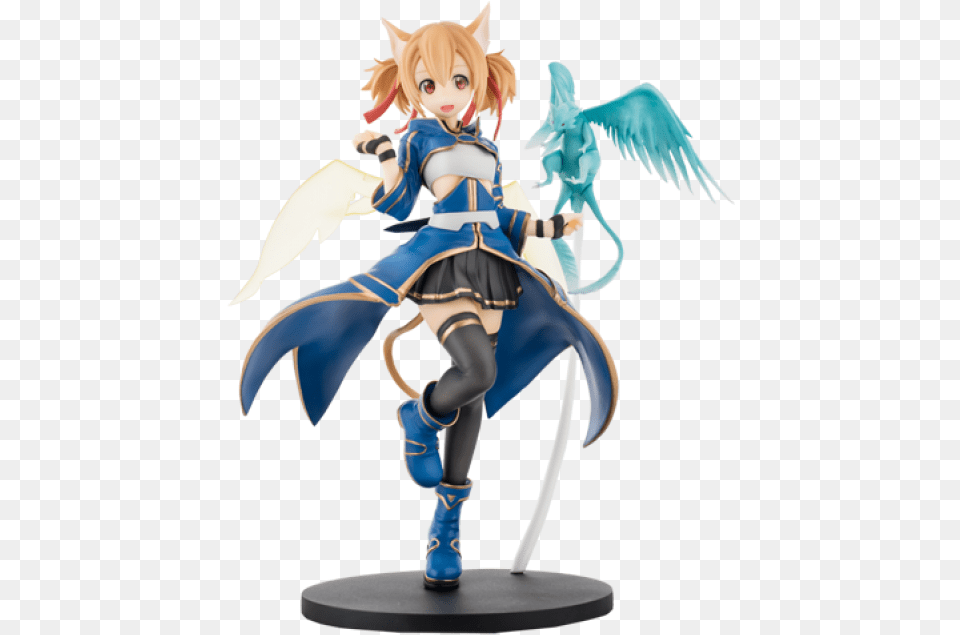 Sword Art Online Silica Action Figure, Book, Comics, Publication, Baby Free Png