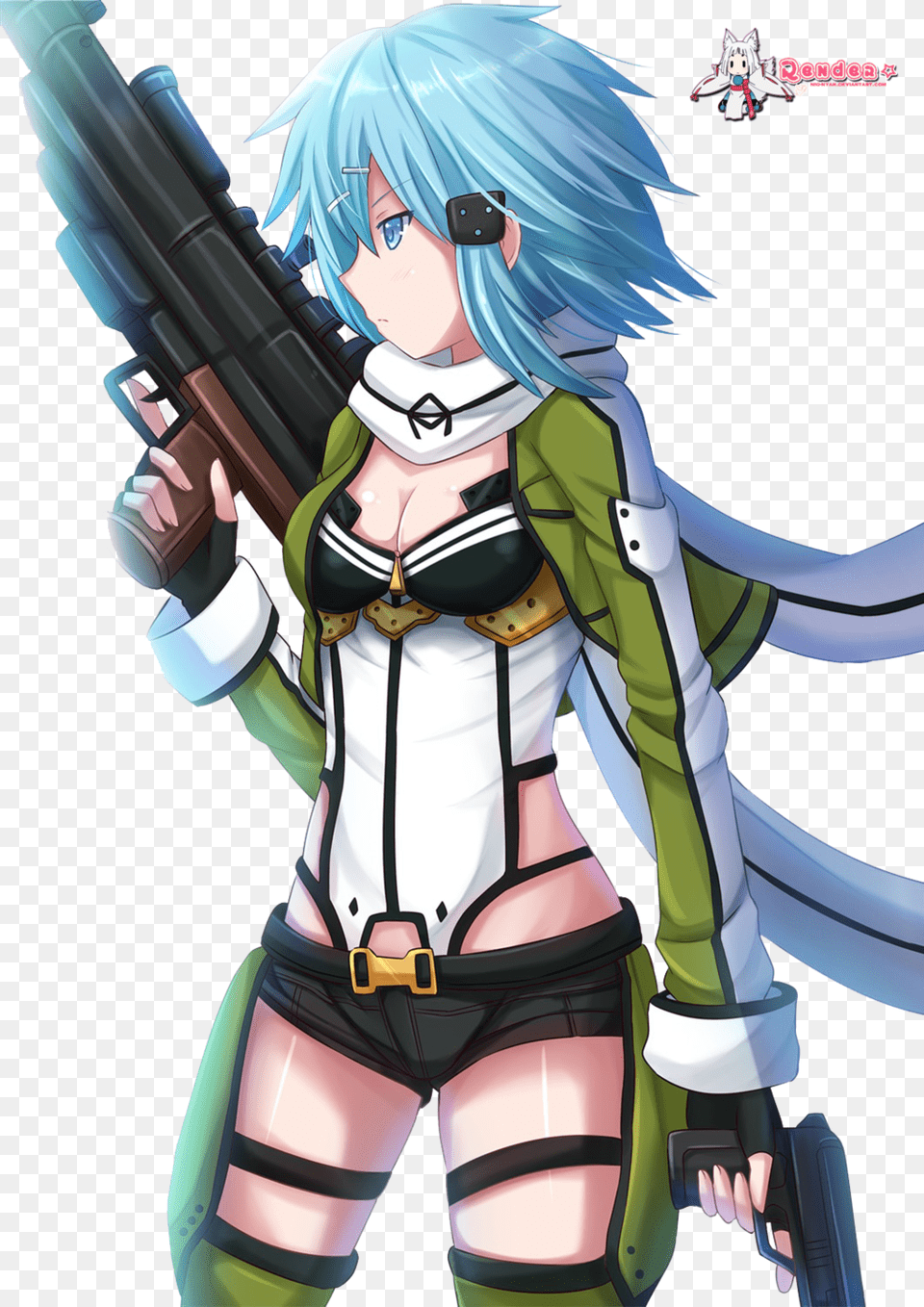 Sword Art Online Sinon Download Sword Art Online Sao Sinon, Book, Comics, Publication, Baby Png Image