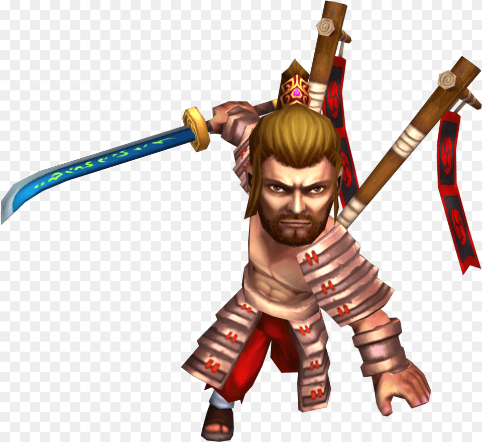 Sword Cartoon, Person, Samurai, Baby, Face Free Png