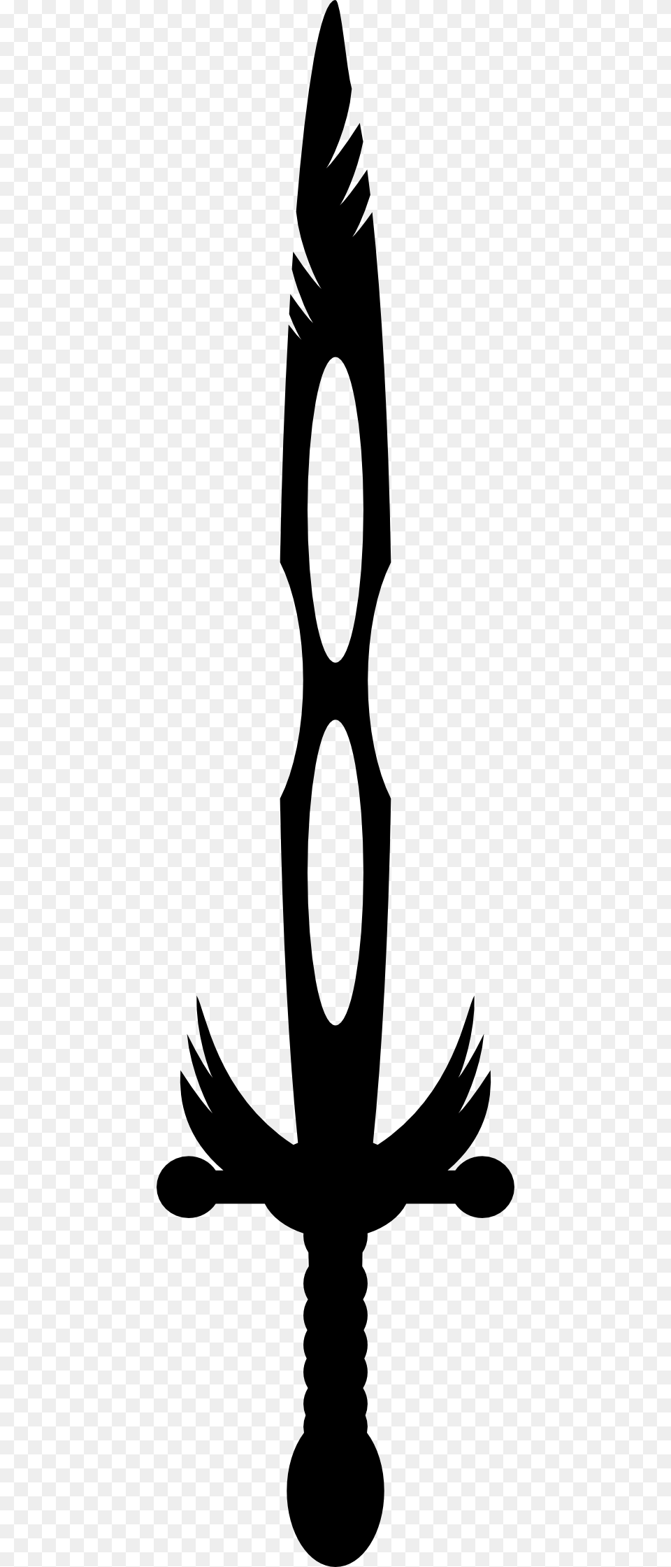 Sword Clipart, Silhouette, Stencil, Blade, Dagger Free Png