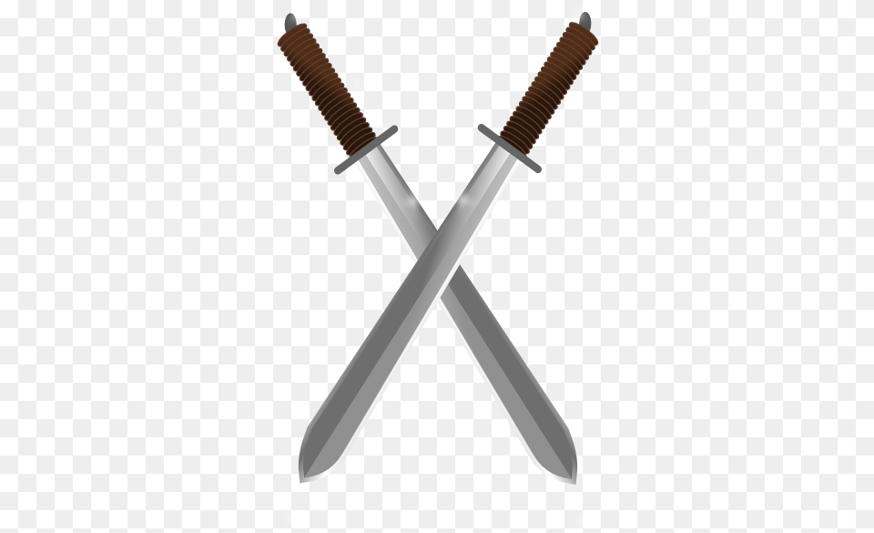 Sword Clipart Transparent Background Swords With Transparent Background, Weapon, Blade, Dagger, Knife Free Png
