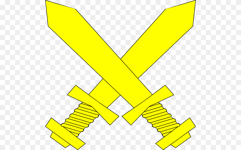 Sword Clipart Yellow, Weapon, Rocket Free Png