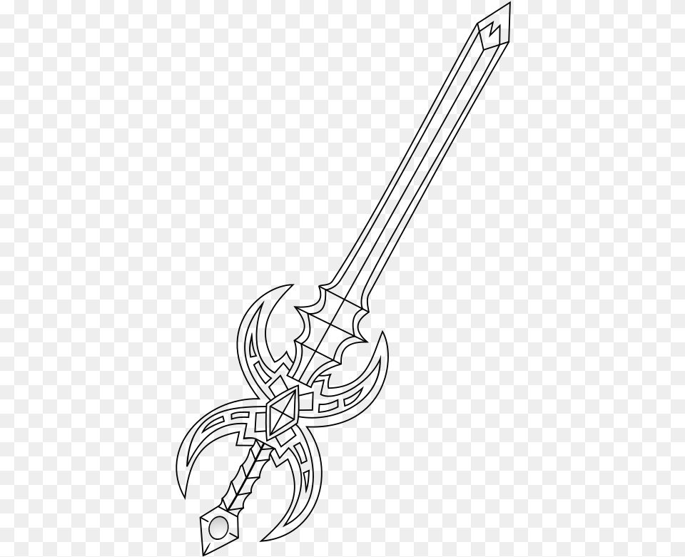 Sword Coloring Pages Of Swords, Lighting Free Png Download