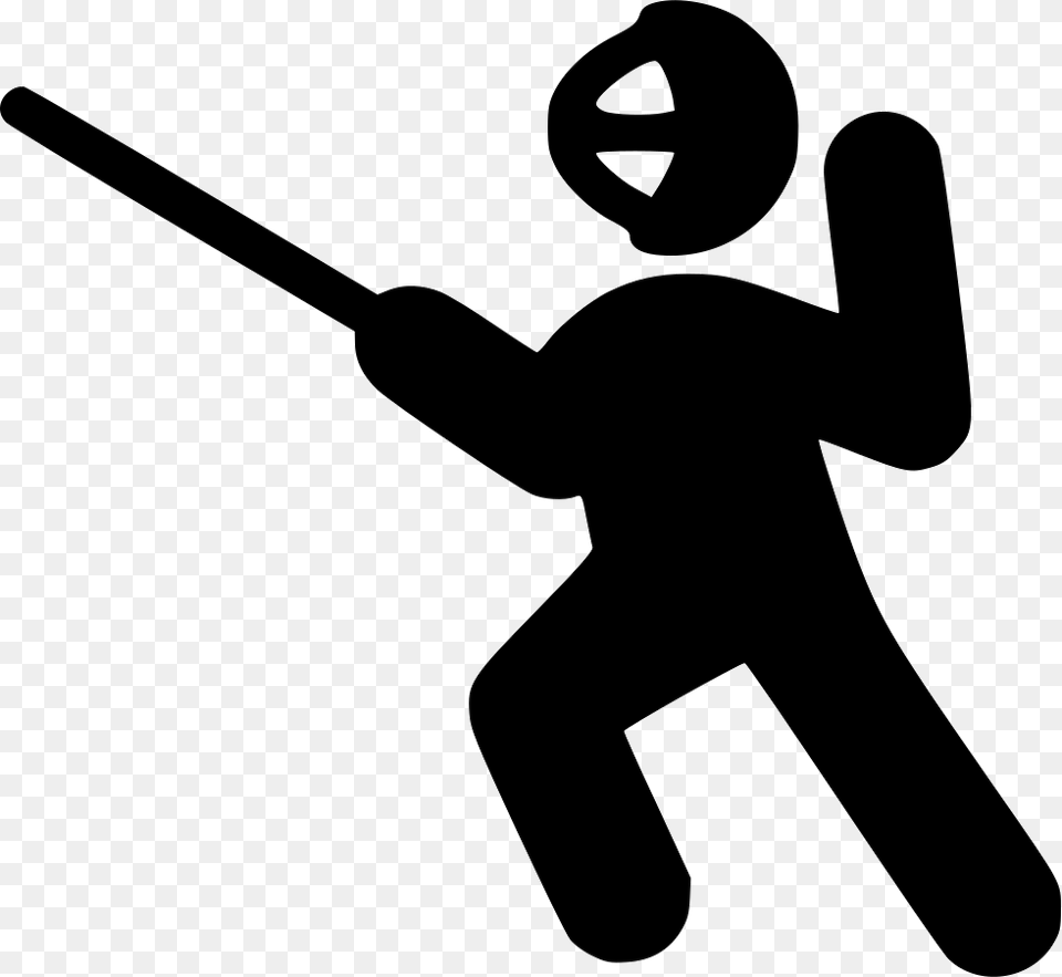 Sword Fighting, Stencil, Ninja, Person, Silhouette Png