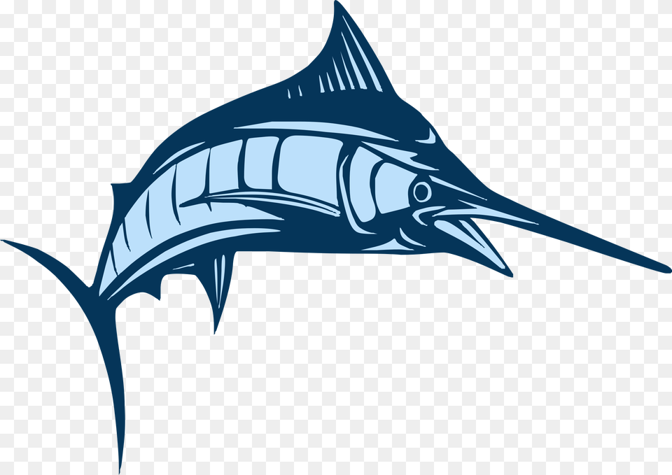 Sword Fish Clipart Clip Clipart Cartoon Marlin, Animal, Sea Life, Swordfish, Shark Free Transparent Png