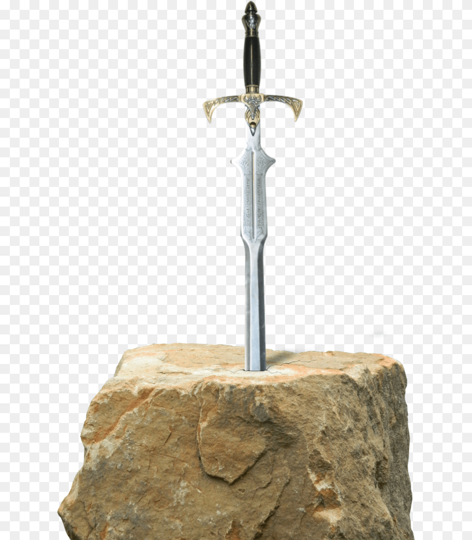 Sword In The Stone 001c Sword In Stone, Weapon, Blade, Dagger, Knife Free Png