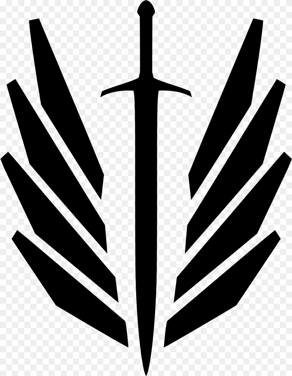 Sword Logo Logo Espada, Gray Free Png