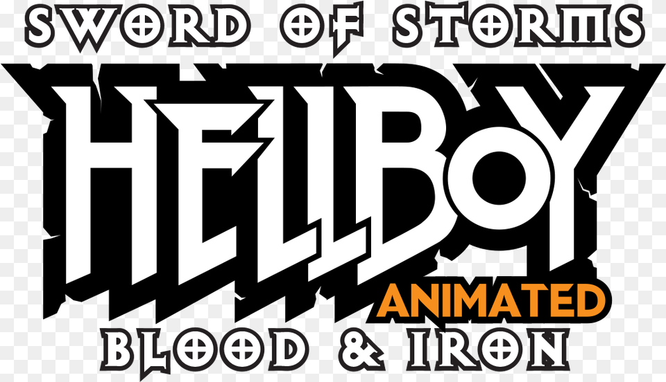 Sword Of Storms And Helllboy Animated Logo, Scoreboard, Advertisement, Text, Poster Free Png