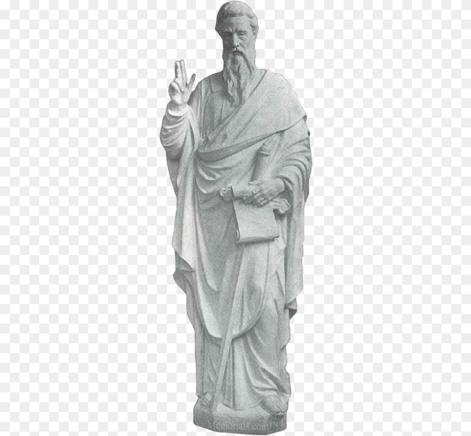 Sword Of The Spirit Granite Statue Statue, Adult, Art, Male, Man Png Image