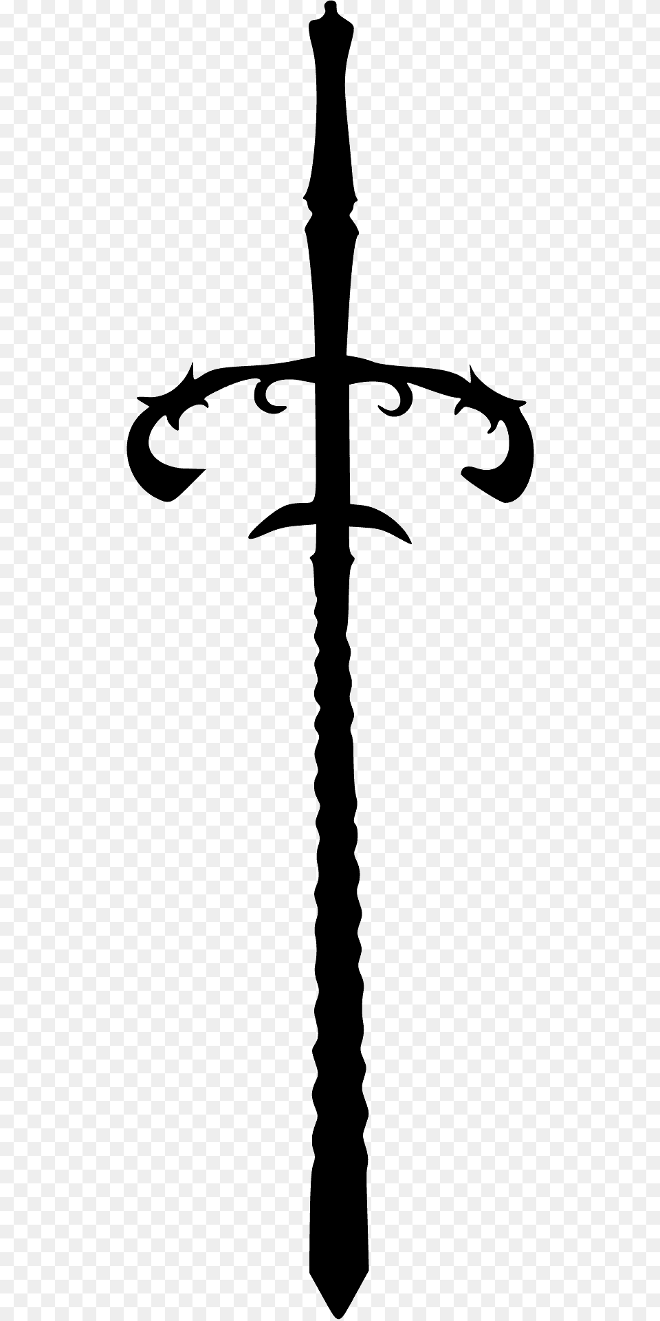 Sword Silhouette, Weapon, Blade, Dagger, Knife Free Png