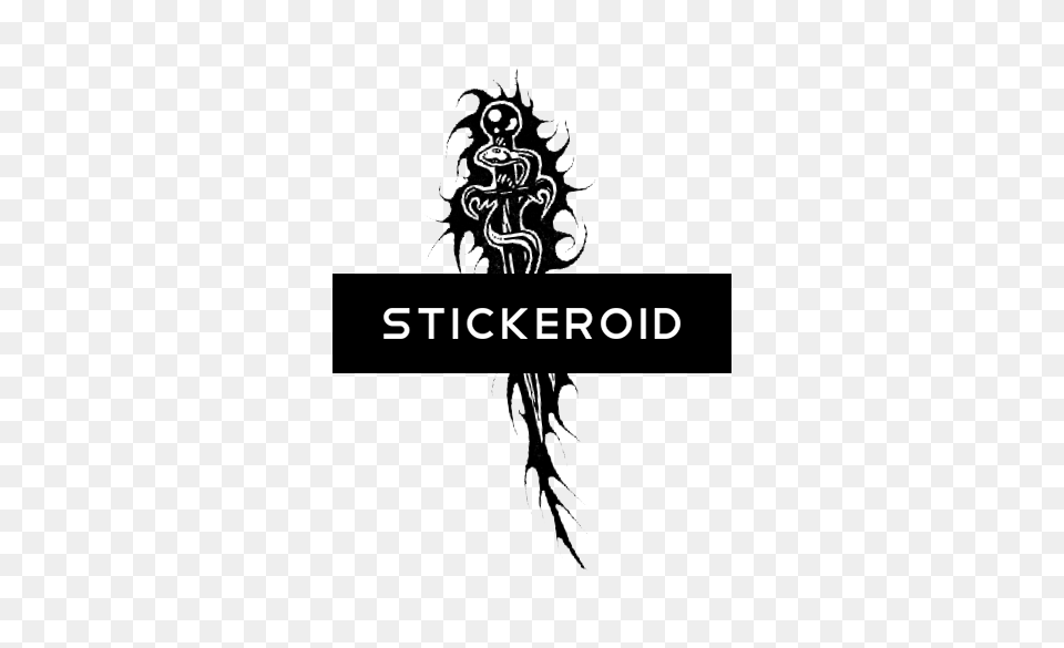 Sword Tattoo Designs Graphic Design, Stencil, Sticker, Logo, Text Png Image